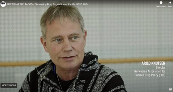 Arild Knutsen in the UN-building in Vienna.