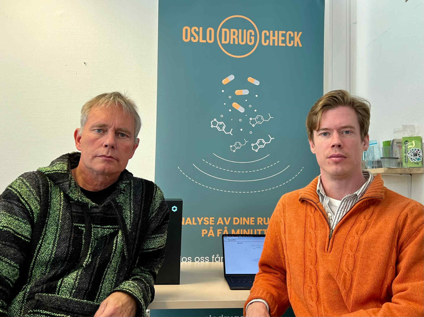Mener de starter en livreddende tjeneste: Fra venstre leder i Foreningen for human ruspolitikk, Arild Knutsen, og prosjektleder Daniel Mørk. Foto: Foreningen for human ruspolitikk