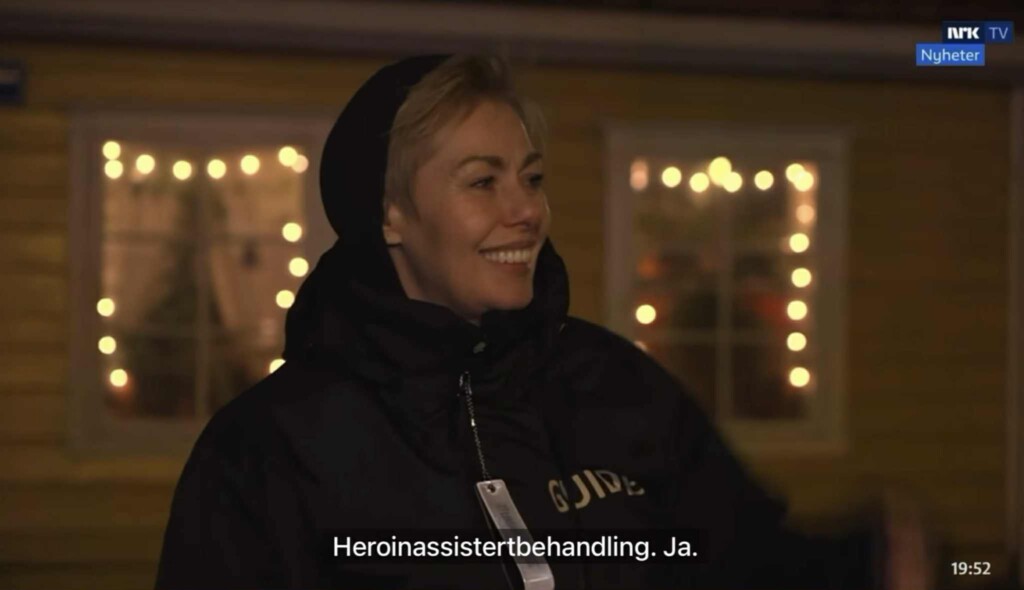 Wibecke Myksvoll Olsen går på heroinassistert behandling og er guide i Gatestemmer.