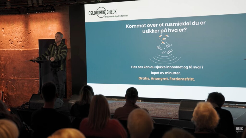 Arild Knutsen under innlegget om rusmiddeltrender