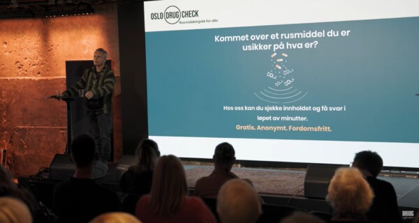 Arild Knutsen under innlegget om rusmiddeltrender