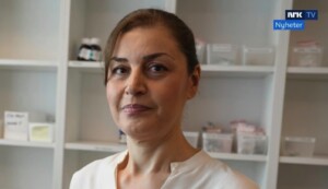 Fatemeh Chalabianloo, overlege på Rus- og avhengighetsklinikken ved Haukeland Universitetssykehus og leder ved forskningssenteret NORCATS.Skjermdump: NRK Nyheter.