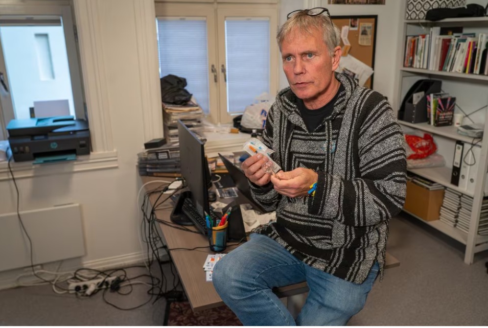 Arild Knutsen er styreleiar i Foreningen for human ruspolitikk. Foto: Christian Ziegler Remme / NRK